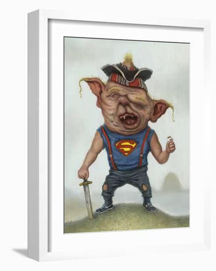 Sloth-Matt Dangler-Framed Art Print