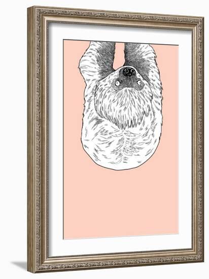 Sloth-Annie Bailey Art-Framed Art Print