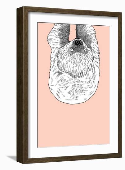 Sloth-Annie Bailey Art-Framed Art Print