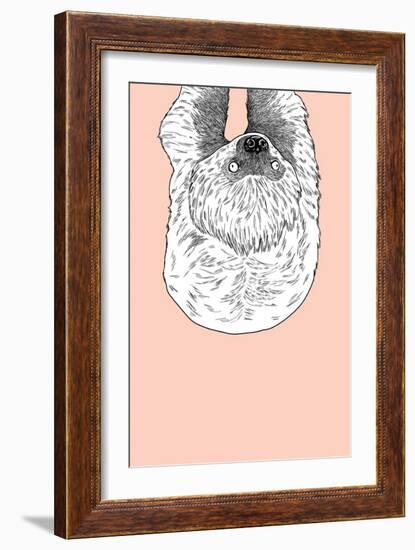 Sloth-Annie Bailey Art-Framed Art Print