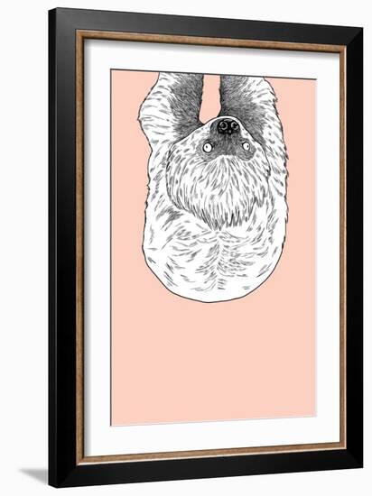 Sloth-Annie Bailey Art-Framed Art Print