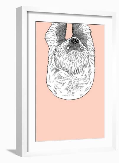 Sloth-Annie Bailey Art-Framed Art Print