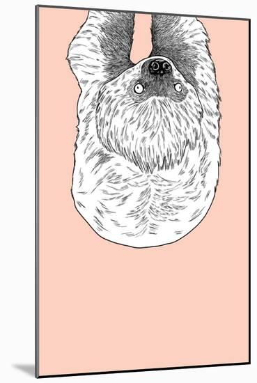 Sloth-Annie Bailey Art-Mounted Art Print