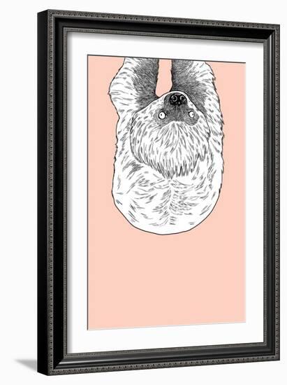 Sloth-Annie Bailey Art-Framed Art Print