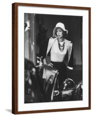 Slouch Hat in Garbo Tradition Made of 