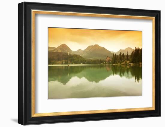 Slovakia, Carpathian Mountains, High Tatra. the Strbske Pleso Lake-Ken Scicluna-Framed Photographic Print