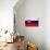 Slovakia Flag Design with Wood Patterning - Flags of the World Series-Philippe Hugonnard-Art Print displayed on a wall