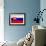 Slovakia Flag Design with Wood Patterning - Flags of the World Series-Philippe Hugonnard-Framed Art Print displayed on a wall