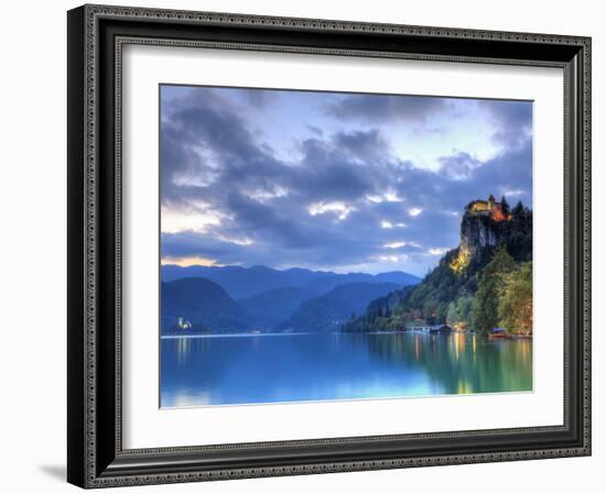 Slovenia, Bled, Lake Bled and Castle-Michele Falzone-Framed Photographic Print