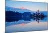 Slovenia, Bled, Lake Bled and Julian Alps, Church of the Assumption-Tuul And Bruno Morandi-Mounted Photographic Print