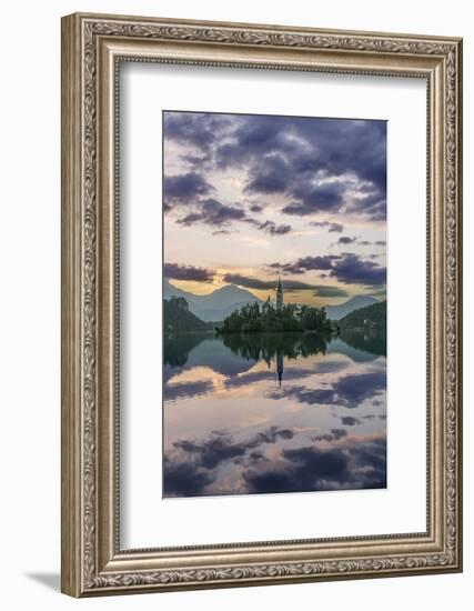 Slovenia, Bled, Lake Bled Dawn-Rob Tilley-Framed Photographic Print