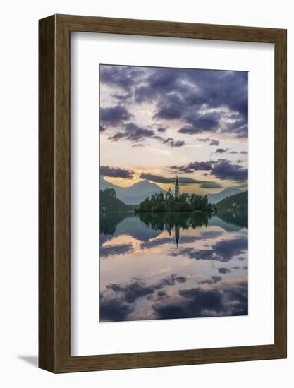 Slovenia, Bled, Lake Bled Dawn-Rob Tilley-Framed Photographic Print