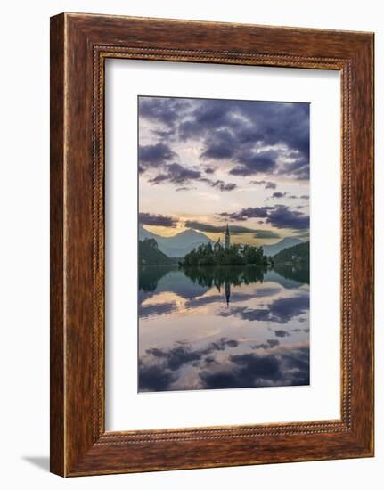 Slovenia, Bled, Lake Bled Dawn-Rob Tilley-Framed Photographic Print