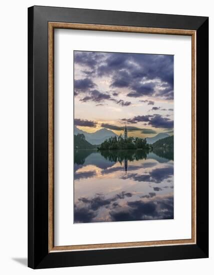 Slovenia, Bled, Lake Bled Dawn-Rob Tilley-Framed Photographic Print