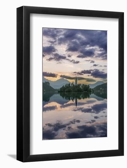 Slovenia, Bled, Lake Bled Dawn-Rob Tilley-Framed Photographic Print