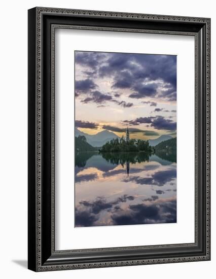 Slovenia, Bled, Lake Bled Dawn-Rob Tilley-Framed Photographic Print