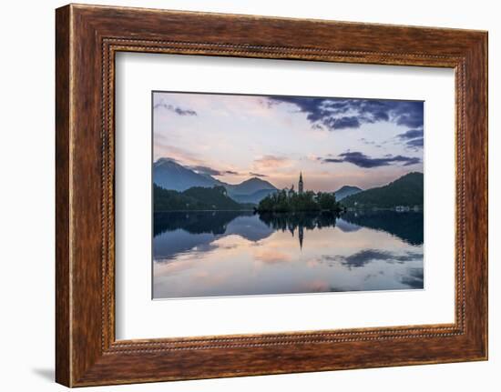 Slovenia, Bled, Lake Bled Dawn-Rob Tilley-Framed Photographic Print