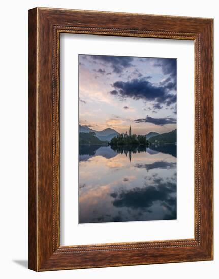 Slovenia, Bled, Lake Bled Dawn-Rob Tilley-Framed Photographic Print