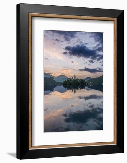 Slovenia, Bled, Lake Bled Dawn-Rob Tilley-Framed Photographic Print