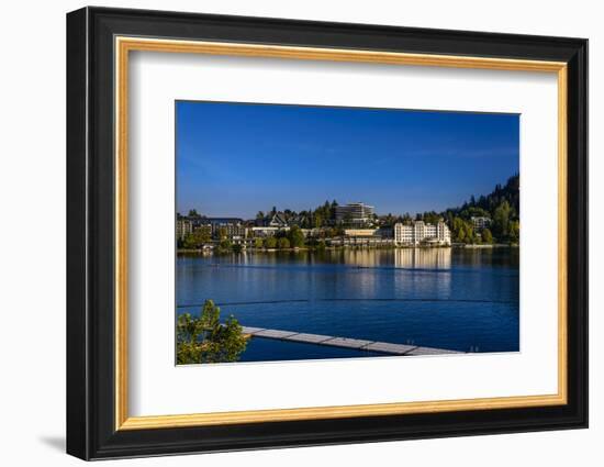 Slovenia, Gorenjska, Upper Carniola, Town View-Udo Siebig-Framed Photographic Print