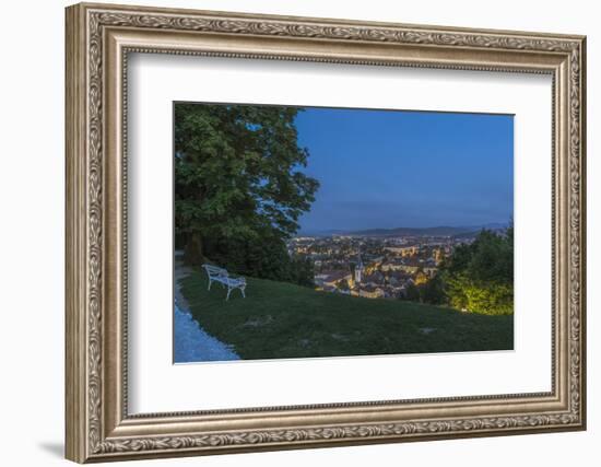 Slovenia, Ljubljana, Old Town at Dawn-Rob Tilley-Framed Photographic Print