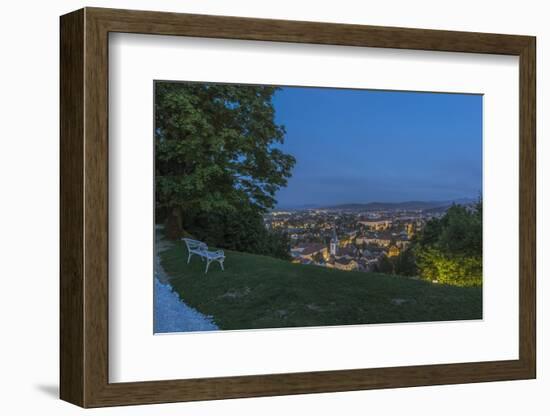 Slovenia, Ljubljana, Old Town at Dawn-Rob Tilley-Framed Photographic Print