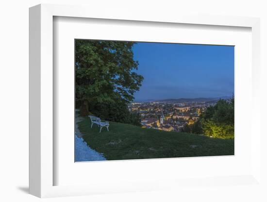 Slovenia, Ljubljana, Old Town at Dawn-Rob Tilley-Framed Photographic Print