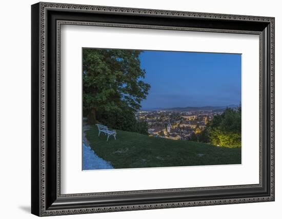 Slovenia, Ljubljana, Old Town at Dawn-Rob Tilley-Framed Photographic Print