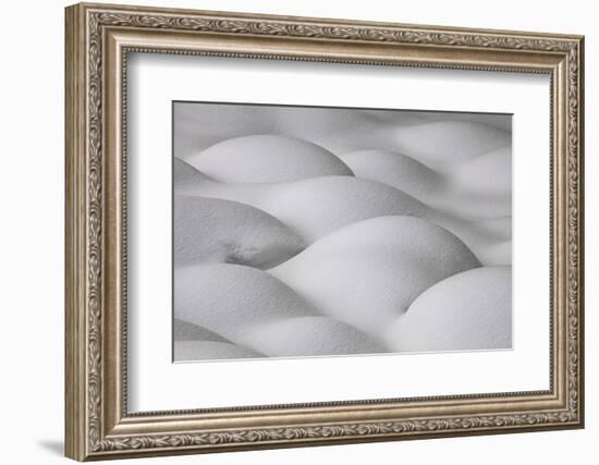 Slovenia, Sensual Shapes on Snow-Cristiana Damiano-Framed Photographic Print