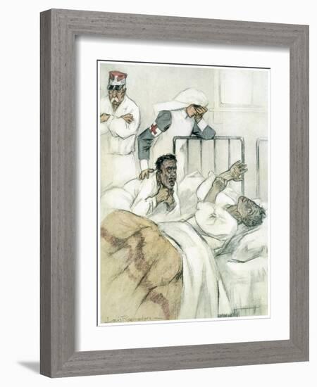 'Slow Asphyxiation', 1916-Louis Raemaekers-Framed Giclee Print