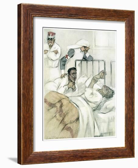 'Slow Asphyxiation', 1916-Louis Raemaekers-Framed Giclee Print