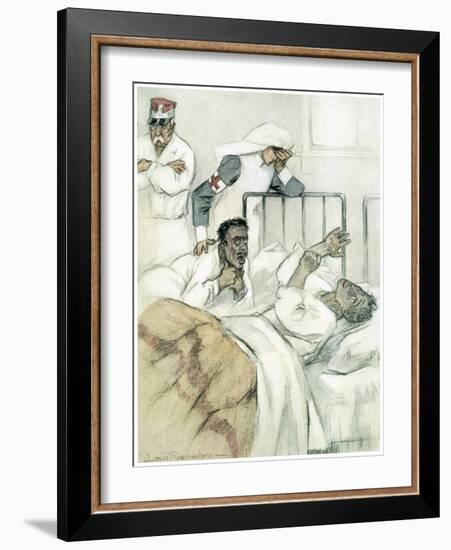 'Slow Asphyxiation', 1916-Louis Raemaekers-Framed Giclee Print