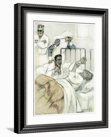 'Slow Asphyxiation', 1916-Louis Raemaekers-Framed Giclee Print