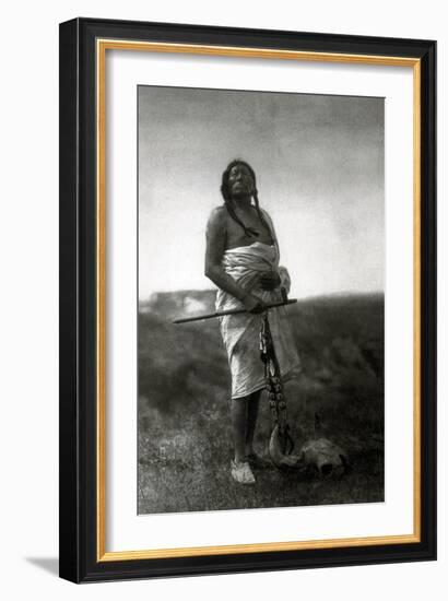 Slow Bull, Ogala Sioux Medicine Man, 1907-Science Source-Framed Giclee Print