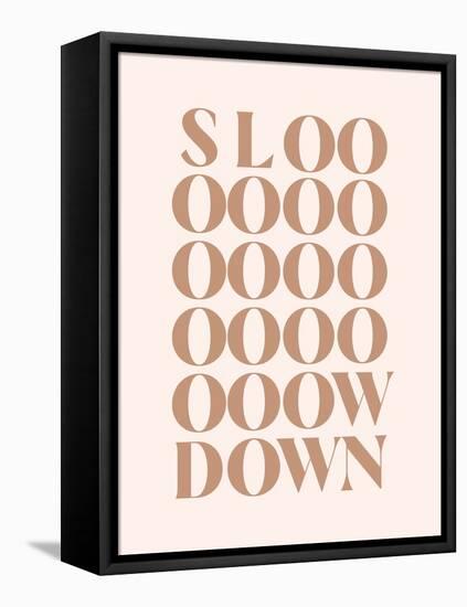 Slow Down-Beth Cai-Framed Premier Image Canvas