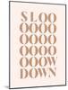 Slow Down-Beth Cai-Mounted Giclee Print