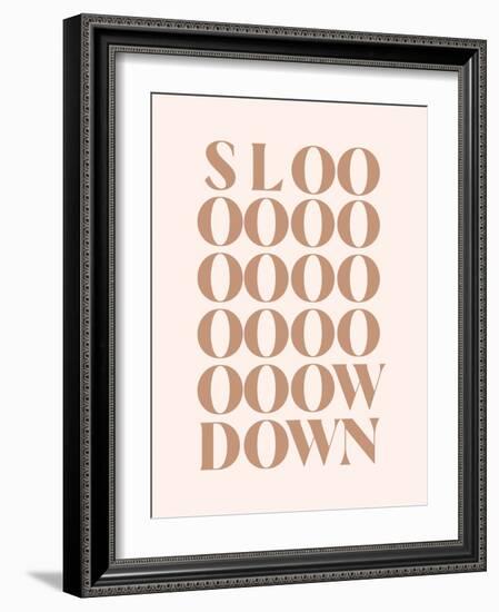 Slow Down-Beth Cai-Framed Giclee Print