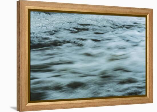 Slow Motion Water With Bubbles-Anthony Paladino-Framed Premier Image Canvas