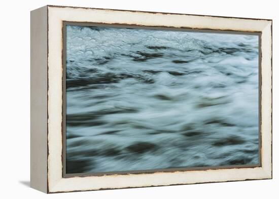 Slow Motion Water With Bubbles-Anthony Paladino-Framed Premier Image Canvas