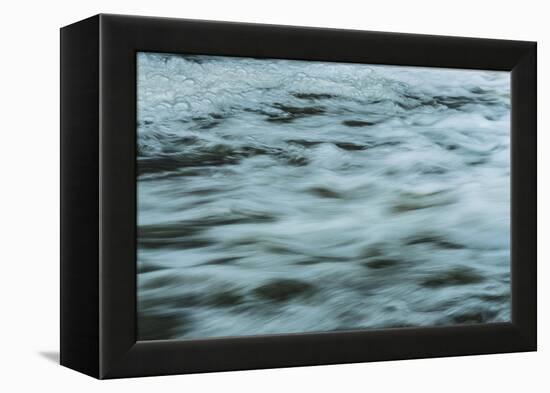 Slow Motion Water With Bubbles-Anthony Paladino-Framed Premier Image Canvas