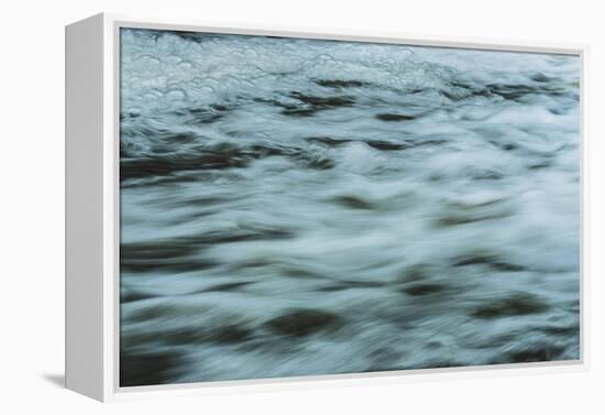 Slow Motion Water With Bubbles-Anthony Paladino-Framed Premier Image Canvas