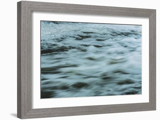 Slow Motion Water With Bubbles-Anthony Paladino-Framed Giclee Print