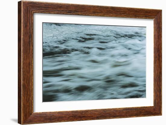 Slow Motion Water With Bubbles-Anthony Paladino-Framed Giclee Print