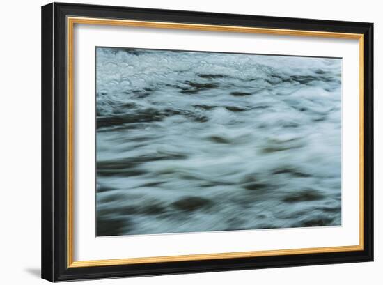 Slow Motion Water With Bubbles-Anthony Paladino-Framed Giclee Print