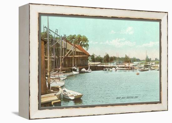 Sluice Dock, Guilford, Connecticut-null-Framed Stretched Canvas