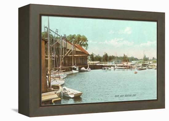 Sluice Dock, Guilford, Connecticut-null-Framed Stretched Canvas