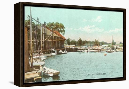 Sluice Dock, Guilford, Connecticut-null-Framed Stretched Canvas