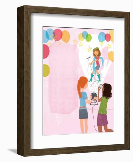 Slumber Party Secrets - Jack & Jill-Elisa Chavarri-Framed Giclee Print