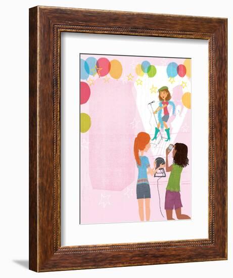 Slumber Party Secrets - Jack & Jill-Elisa Chavarri-Framed Giclee Print