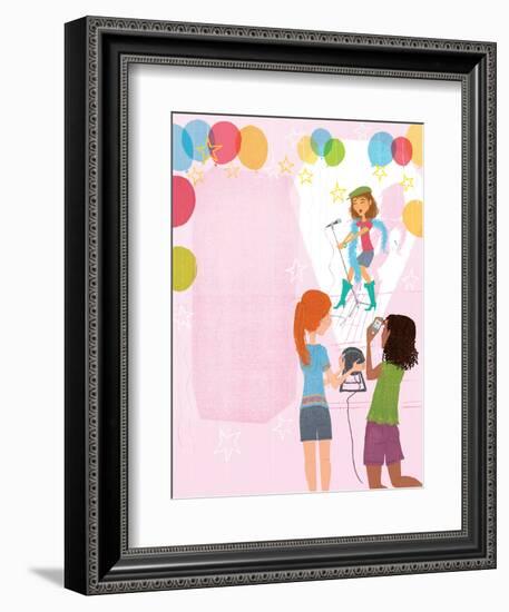 Slumber Party Secrets - Jack & Jill-Elisa Chavarri-Framed Giclee Print